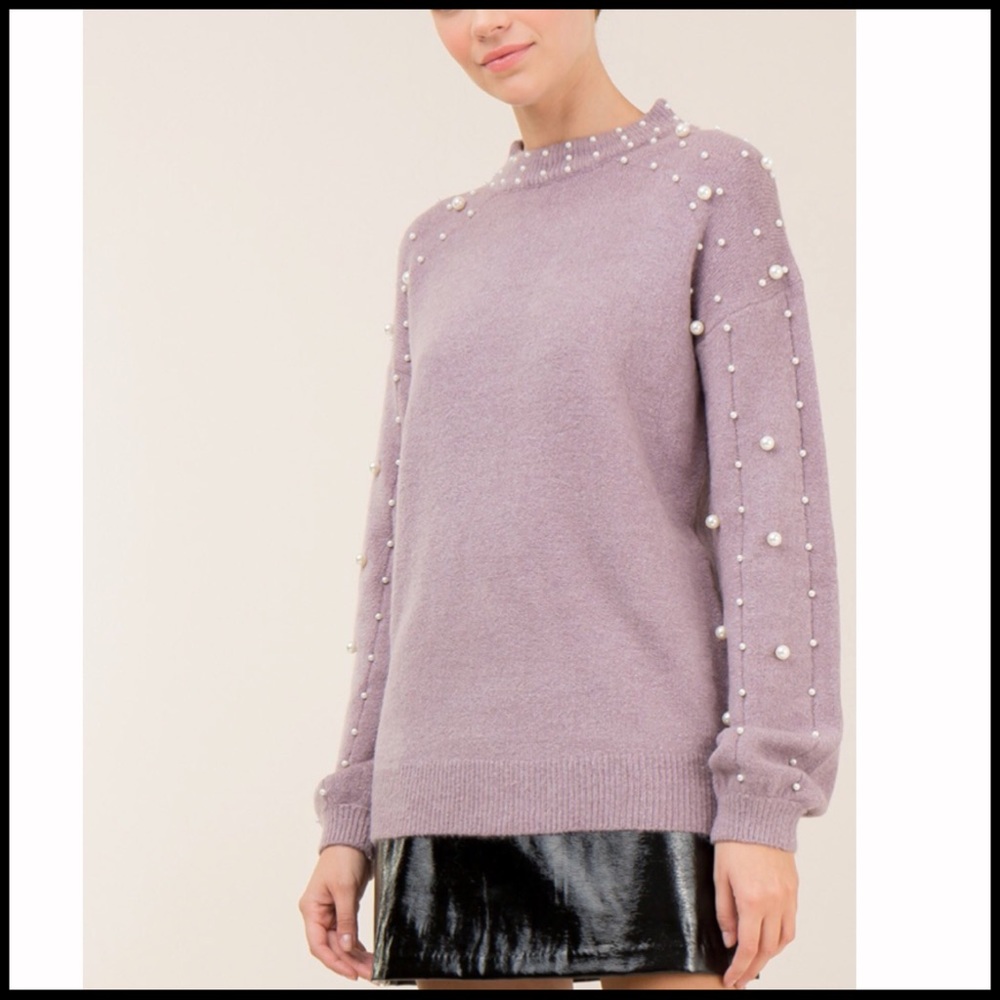 Pearl Embellished Sweater - Picture 6 of 6
